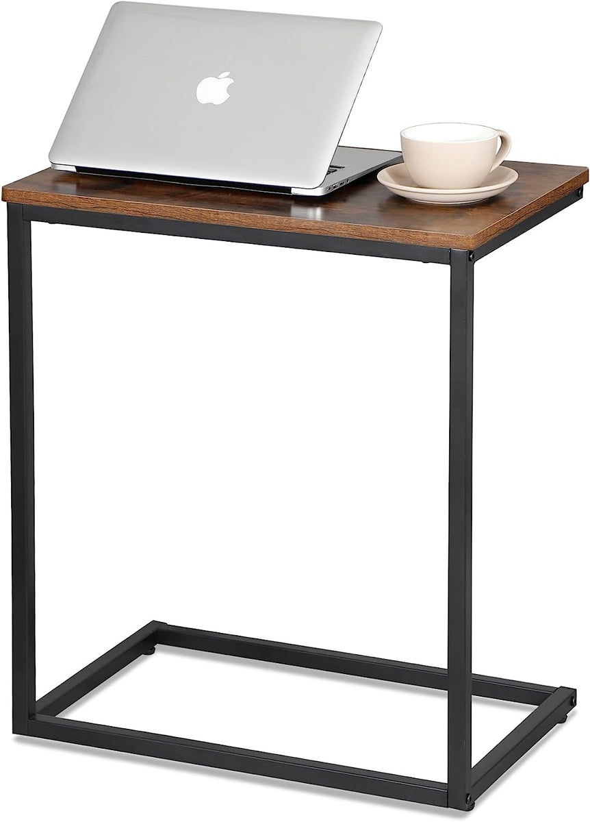 ZENY™ CShaped End Table, Side Table for Couch, Sofa and Bed, TV Tray