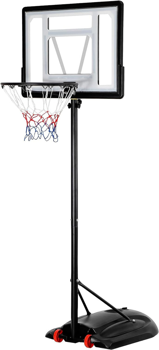 ZENY™ Portable Basketball Hoop 7.29.2ft Height Adjustable, 32 inch Ba