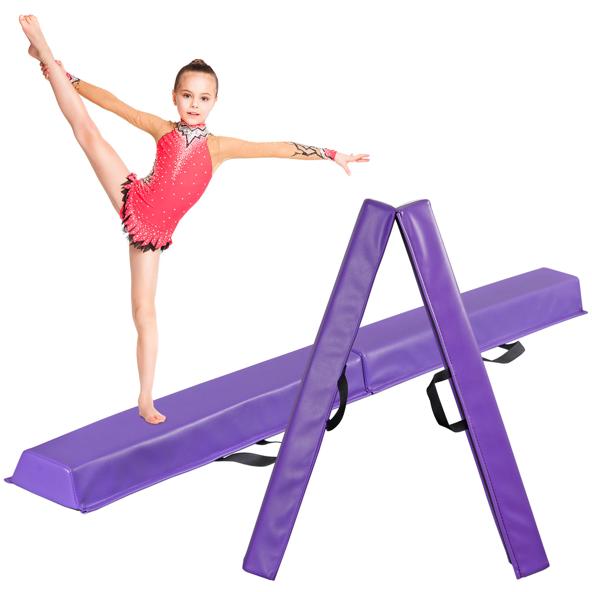 ZENY 6ft Foldable Gymnastics Balance Beam With UK | Ubuy