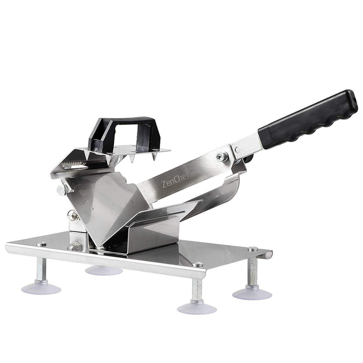 ZENY™ Manual Frozen Meat Slicer, Stainless Steel Meat Cutter Meat Food