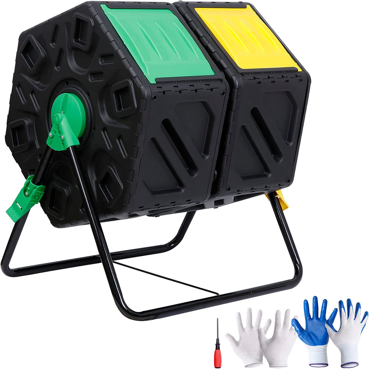 ZENY™ Compost Tumbler AllSeason HeavyDuty Outdoor BPA Free Large Com