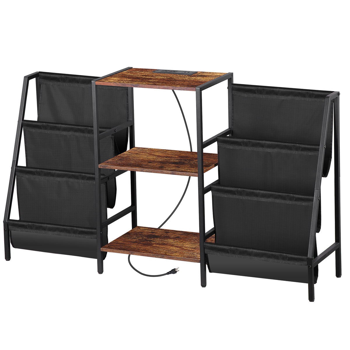 ZENY Record Player Stand with Vinyl Storage, Turntable Stand Holds Up ...