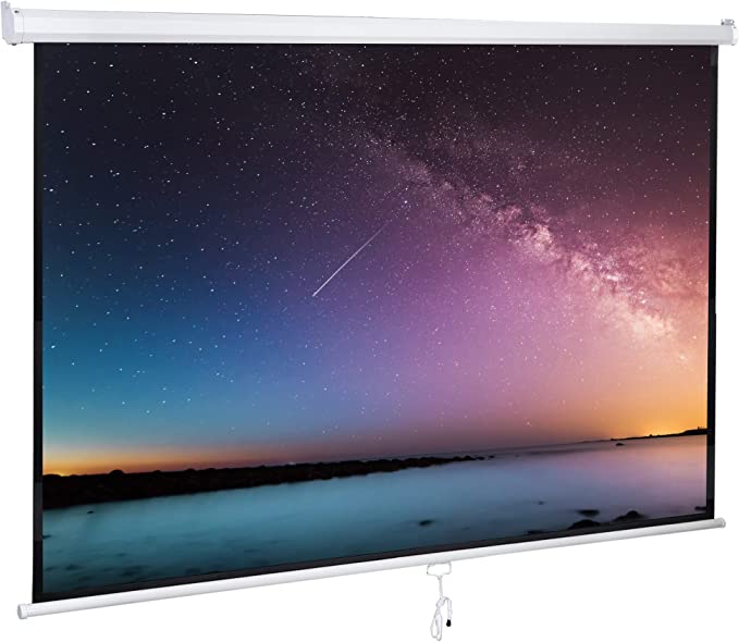 ZENY™ 80'' 16:9 HD Projection Screen Foldable Anti-Crease Portable Pro ...