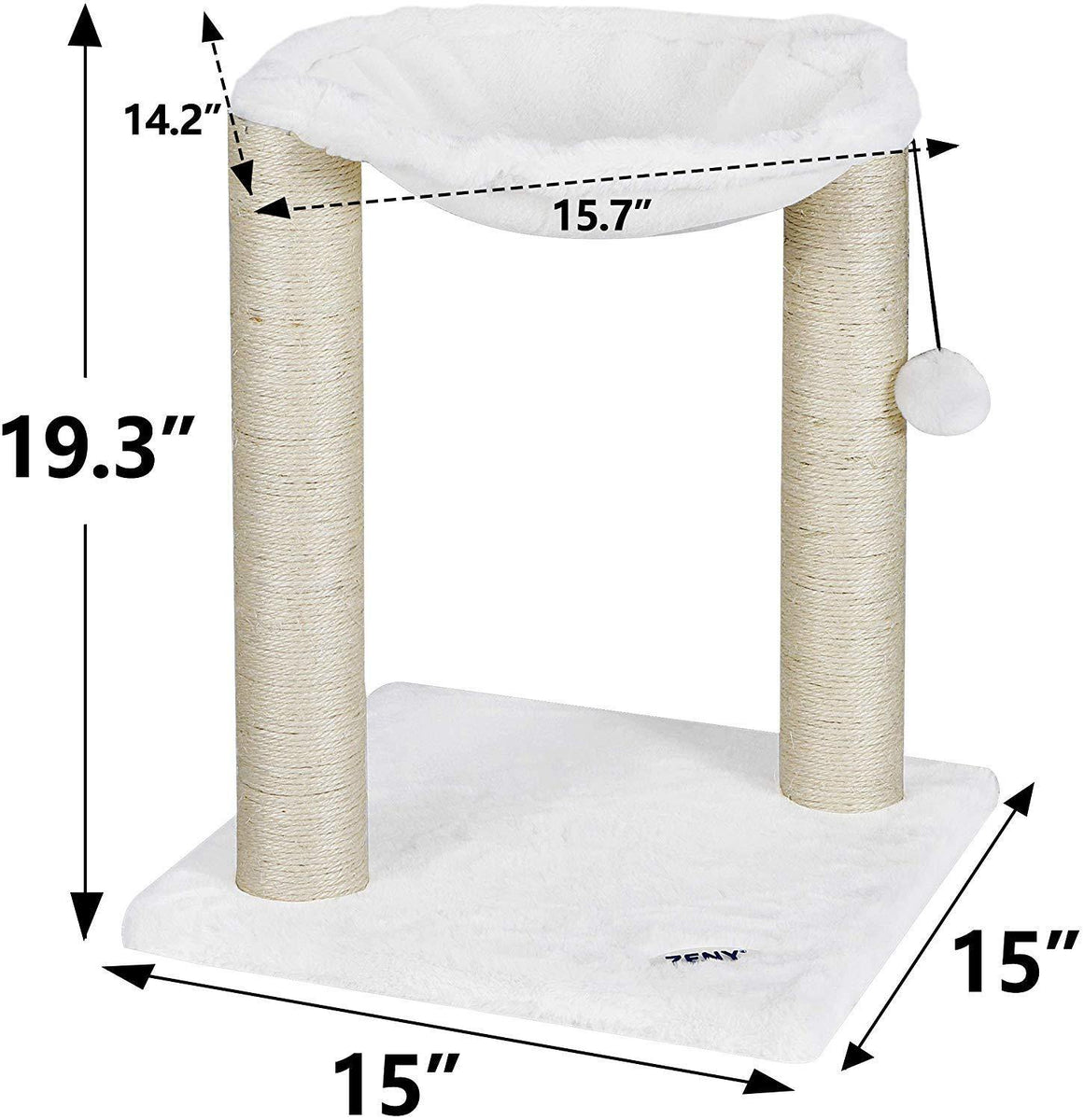 ZENY™ Cat Scratching Post and Hammock Cat Tree for Kitten ZENY Products