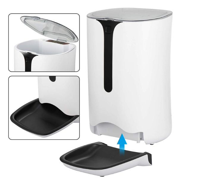 ZENY™Automatic Pet Feeder Food Dispenser for Cats and Dogs with Timer