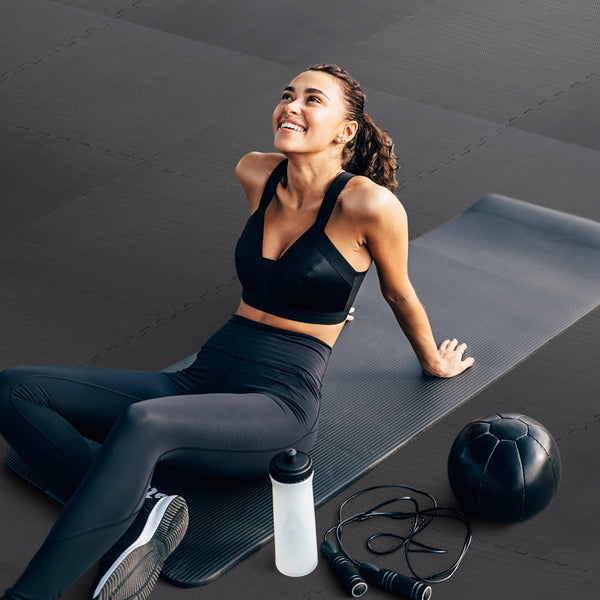 ZENY™ Gym Flooring Mats Puzzle Exercise Mat 1/2'' Thick